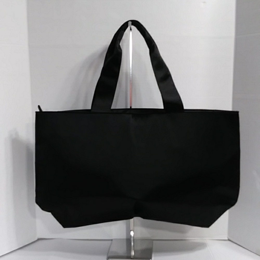 Victoria's Secret Black Tote With Sparkling Silver Design *NWT* - Picture 3 of 7